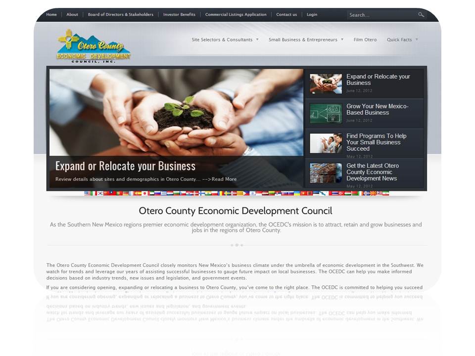 Economic Development Council Website Copy