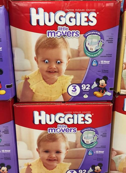 Sticking Googly Eyes to Products at Target
