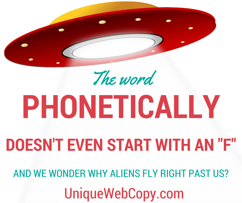 The Word Phonetically Doesn't Start With F