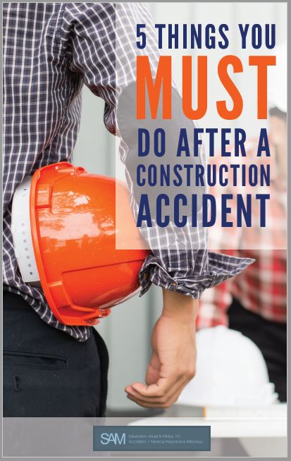 Construction Accident E-Book for Personal Injury Lawyer in NYC - Lead Magnet