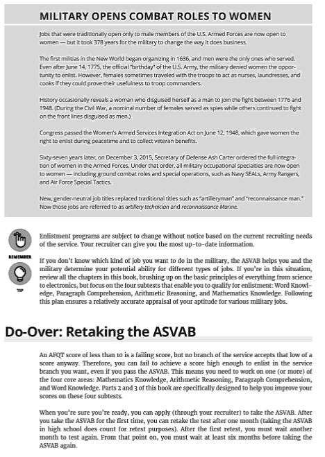 ASVAB For Dummies by Angie Papple Johnston - 2019-2020 Edition